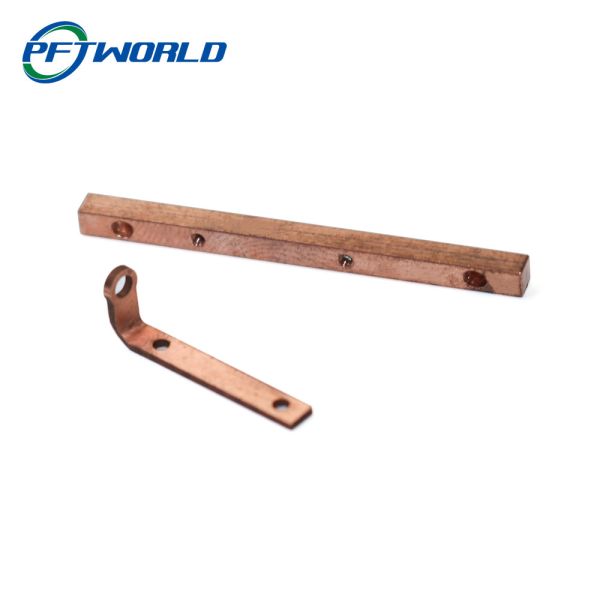 Producción que trabaja a máquina de torneado de cobre amarillo de AXIS de la alta precisión 5 de las piezas del CNC