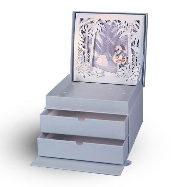 Recyclable Biodegradable Wholesale Custom Logo big present box personalised layered gift box