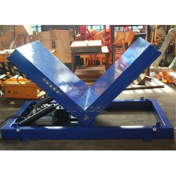 Industrial Electric Lift Table 1000kg 0 To 90 Degrees Flip Platform