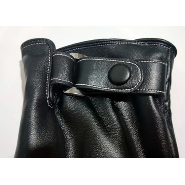 Fashion Windproof Leather Driving Gloves 100 G Weight Used For Adult