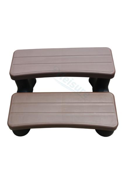 Etapas impermeáveis da banheira de hidromassagem e escada dos termas da banheira de hidromassagem dos acessórios para não se desvanecer