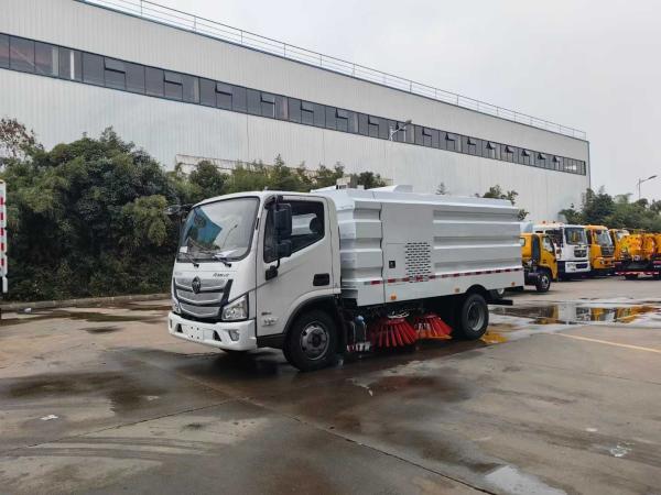 Foton Aumark High Pressure Road Cleaning Sweeper Truck 1.5cbm For City Streets