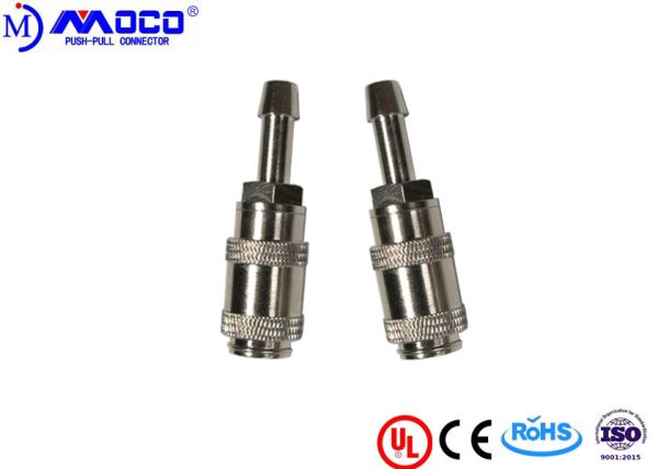 1000 Mating Cycles NIBP Cuff Connectors Gas Way Metal BP15 Female Bayonet
