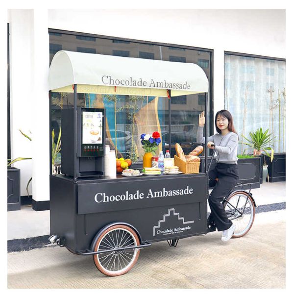 Beverage Food Cart Mobile Fast Food Vending Popcorn Cupcake Ice Cream Field Trailer