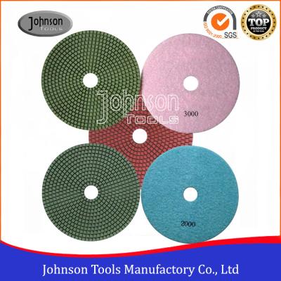 SGS Standard Diamond Wet Polishing Pads 180mm Diamond Resin Polishing Pad