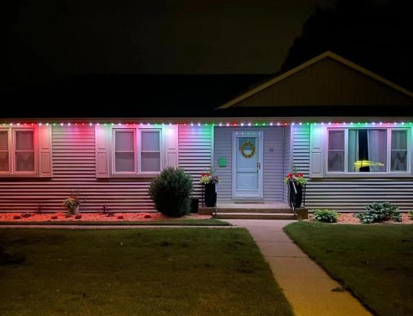 O diodo emissor de luz permanente do feriado aponta a luz 1903/2904 20mm impermeável clara do feriado do Natal de IC