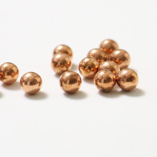 4MM 5MM 1.588MM Solid Brass Balls H62 Metal Sphere For Pumps Valves 8.5g/Cm3