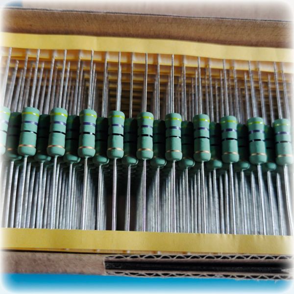 Провод Solderable резистора раны KNP-3W-47-5X155 индуктивный