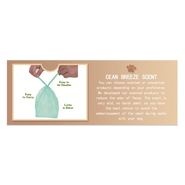 Pet Cleaning Tool Customization Service Provided for Biodegradable Dog Waste Bags