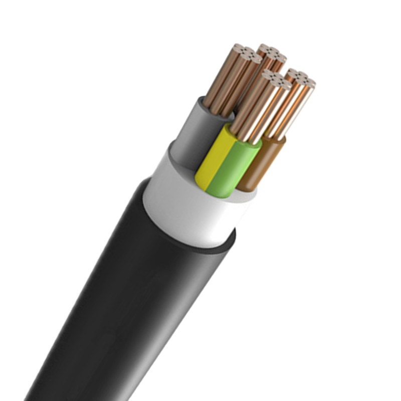 U1000 R2V Rigid Copper XLPE Insulated PVC Jacket Cable 5G2.5mm2 1kV Rated IP66 for Construction & Mining