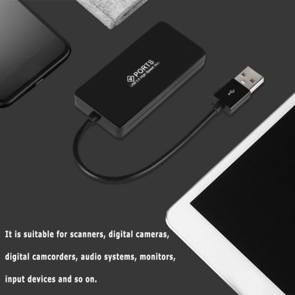 Multi расширение Splitter ультра тонко 4 эпицентр деятельности USB 2,0 портов высокоскоростной