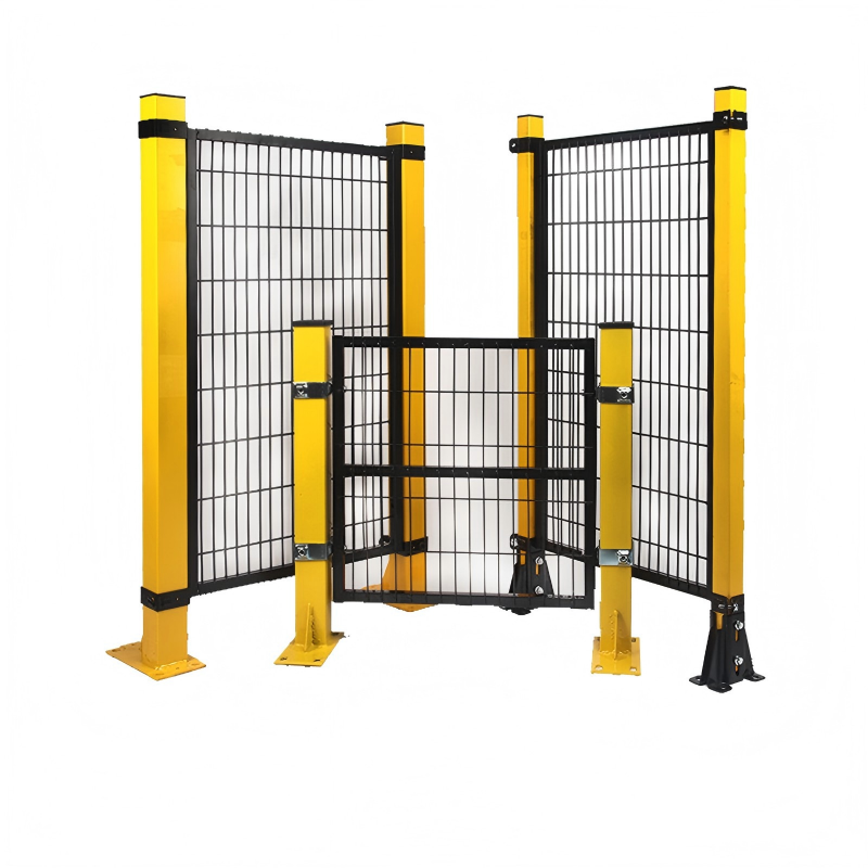 Heavy Duty Industrial Robot Cell Fence Custom Automated Workstation Safety Enclosure