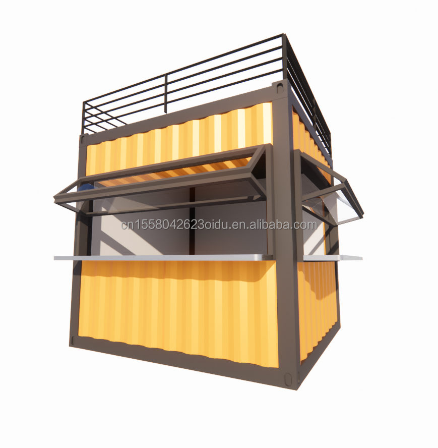 Modern Design Steel Buildings Flat Pack Shipping Prefabricated Sandwich Panel Pre Fab Container Folding Portable Foldable Container House