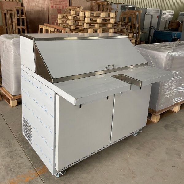 Commercial Refrigerated Sandwich Prep Table Counter Top Salad Prep Table Refrigerator