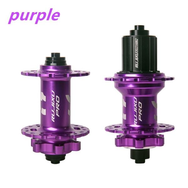 Front and Rear Bike Disc Brake Hub 24 Hole Clincher Type with Aluminum Alloy Rim