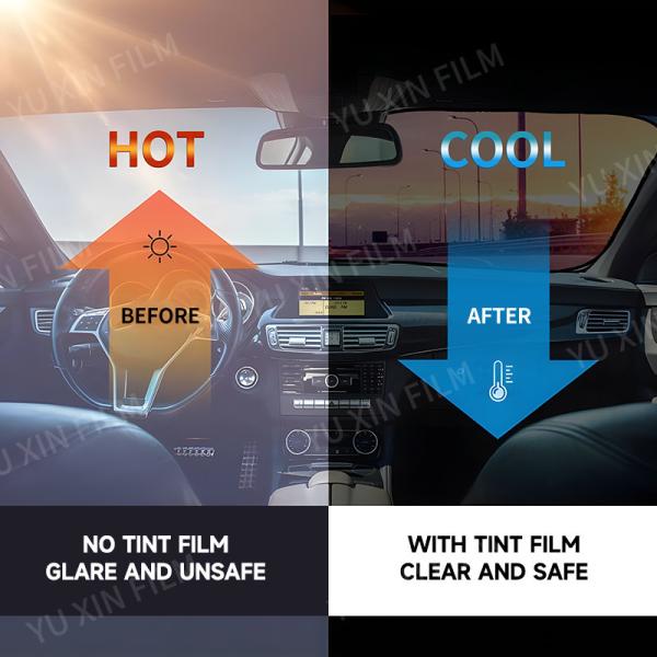 4 Mil Automotive Security Window Film Anti Fog Nano Ceramic Car Solar Tint