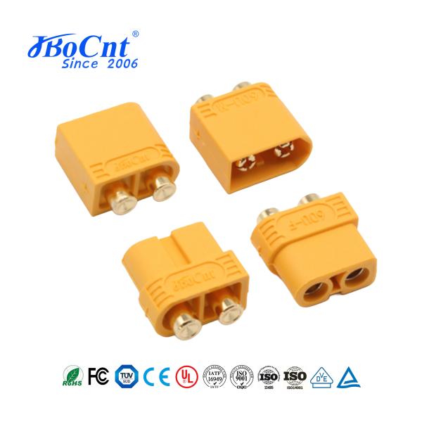 Yellow 60UPB XT Connectors 2 Pin 30A Male And Female Connector Plug For RC Battery
