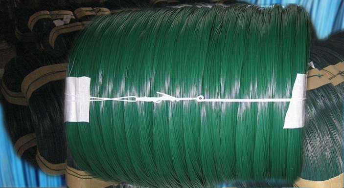 PVC стали BWG8-BWG23 покрыл провод 4.0mm оцинкованной стали для вязки