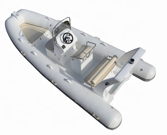 2022  rigid hull inflatable rib boat 17ft  with back cabin  rib520B