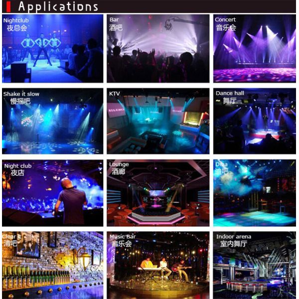 Individually Control 6x10W RGBW 4in1 Mini DMX LED Beam Moving Head Lights