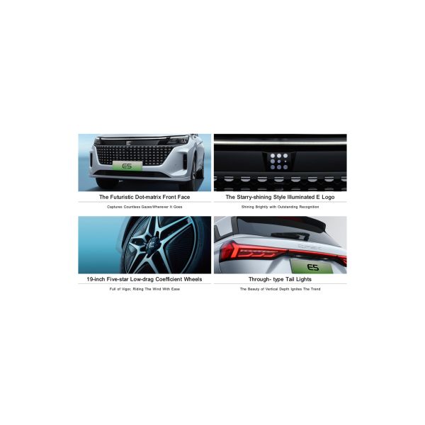 DFSK Blue Flash E5 EV SUV With Europe EEC Suv New Car For Vehicles