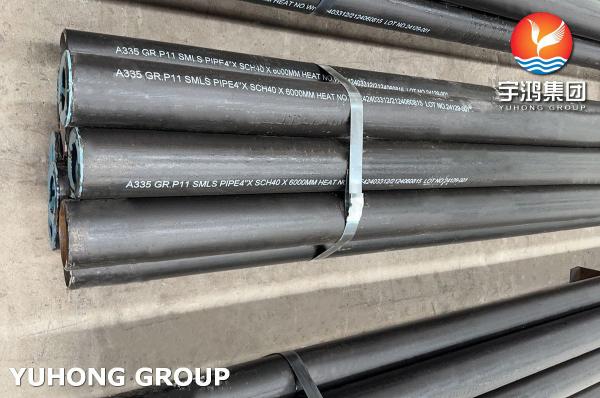 ASTM A335 Grade 1¼Cr-½Mo P11 Alloy Steel Seamless Pipe for API Standard 560 Fired Heater
