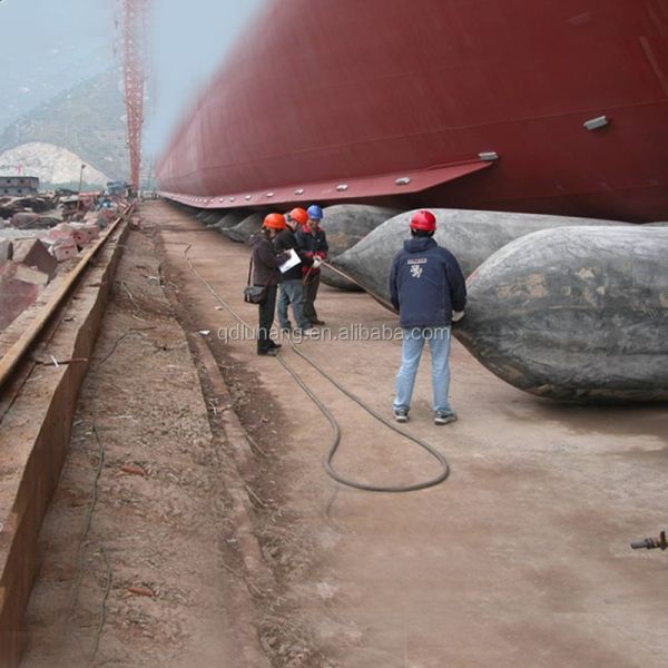 Alto rendimiento 2m x 20m de carga pesada Shipyard Ship Lanzamiento / aterrizaje / elevación / movimiento / airbag de rescate