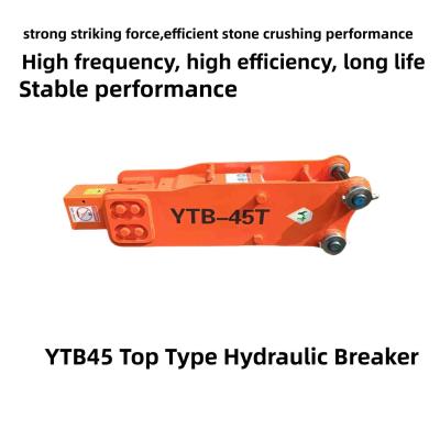 YTB45 Top Type Hydraulic Breaker 45 Chisel Suit 1.2-3.0 Tons Excavator