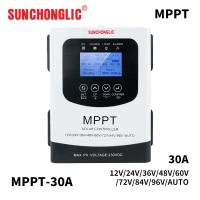 Controller de carga solar inteligente de 30 A MPPT Controller de carga MPPT estable de 24 V