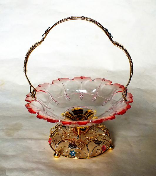 The New sun flower shape candy bowl w/classic stand & elegantThe New(1)