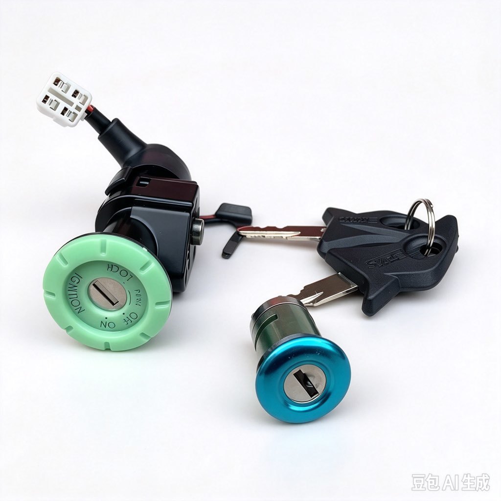 TVS110 Motorcycle Ignition Switch Lock, 12V OEM Standard Key Switch Replacement