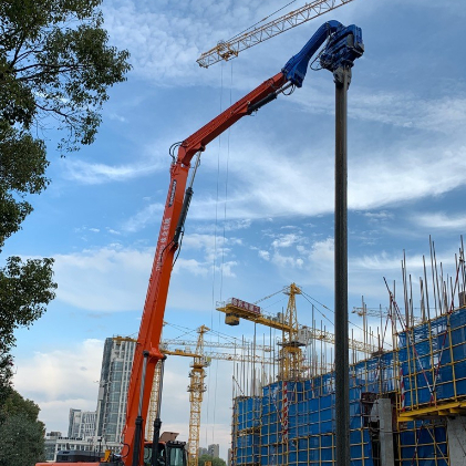 Efficient 2.3T Pile Driver: Handles 12m Concrete Piles with High Versatility
