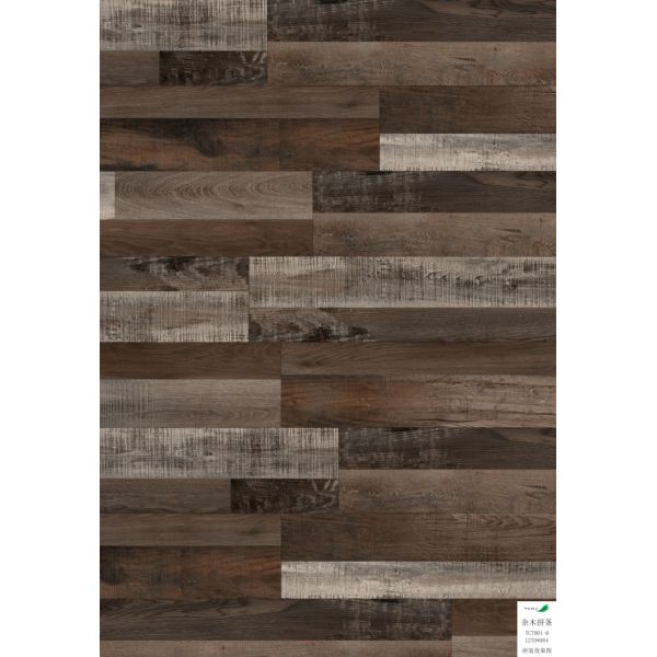 Hardwood Vinyl Flooring Planks Coordinated Lin , Rigid Vinyl Plank Flooring