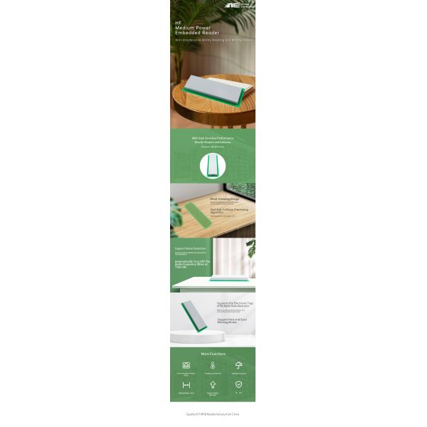 13.56Mhz врезало средних читателя и писателя ряда RFID с RS232 для прибора читателя киоска RFID библиотеки RFID