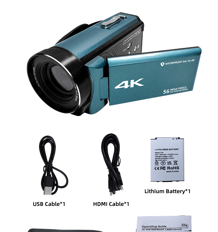 Professional New Product Hd Sexi Video Waterproof Camera China Enclosure
