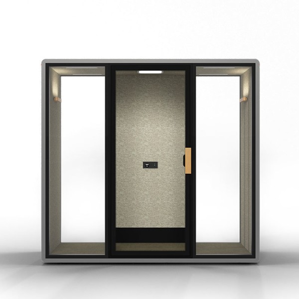 Modern Privacy Enclosed Acoustic Vocal Isolation Booth For Office Meeting