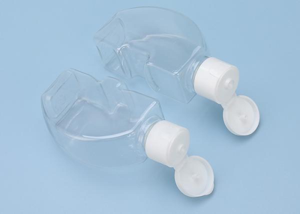 OEM Double Clamshell Plastic Bottle With Screw Cap Recyclable 120ml