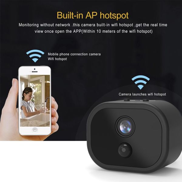 Full HD 1080P Indoor Home Night Vision Wireless Hidden Camera