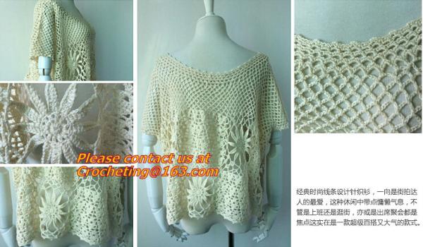 Hollow out, belt, sexy knitted, crover up, crochet, beach dress, robe femme sund, clothing