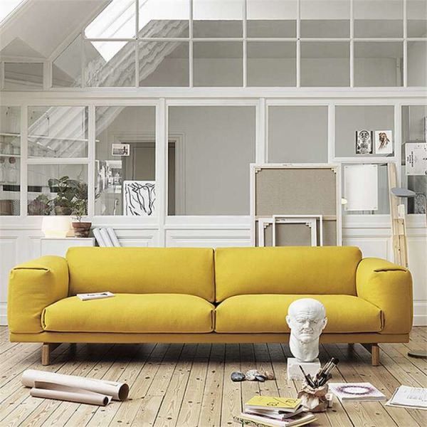 Современный кожаный диван гостиная диваны 1 место 2 места 3 места