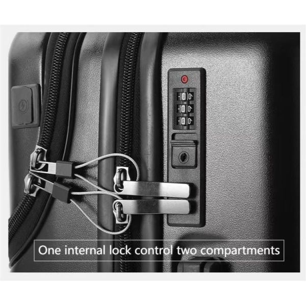 ABS Малый передний открытый носитель багажа Кабина спиннер багаж Классический дизайн