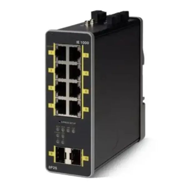 IE-1000-8P2S-LM シスコ インダストリアル イーサネット 1000 スイッチ IE-1000 GUI ベースの L2 PoE スイッチ 2 GE SFP 8 FE 銅ポート