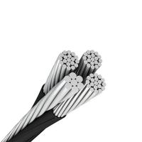 Cable de conducteur en aluminium ABC 10/16/25/35/50 MM Fil d'aluminium câble d'alimentation aérienne à cœur unique