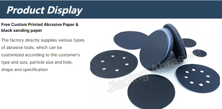 Customized Silicon Carbide Sanding Discs For Granite Wood Abrasive Tools 5 Inch