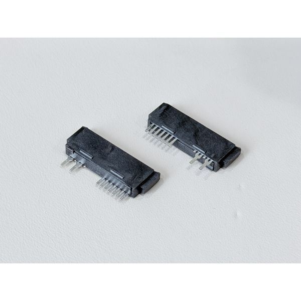 High-Reliability SATA 13Pin 180° Solder-Type Wire Female Connector 1.27mm Pitch | Electrical Signal & Power Terminal Connector for Server, Automotive & Custom Wire Cable Transmission