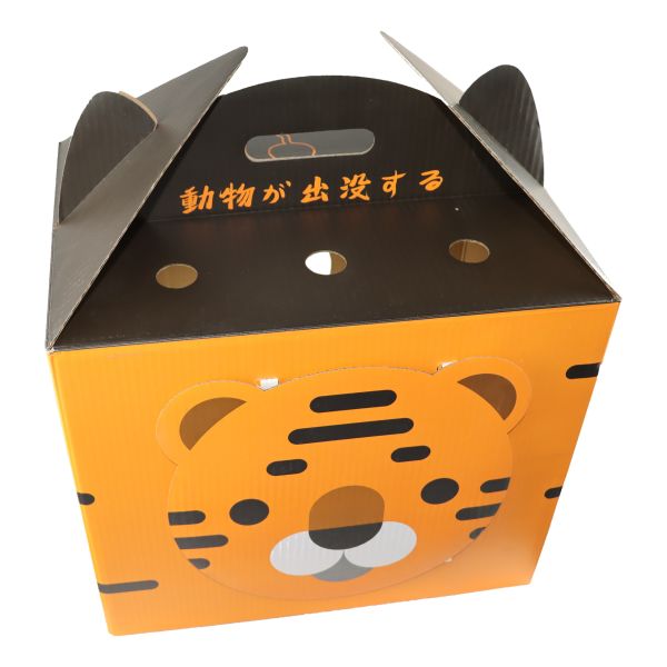 Дополнительный большой пол Scratcher кота картона на небольшие лестницы котов животных 48x30.5x34.5CM