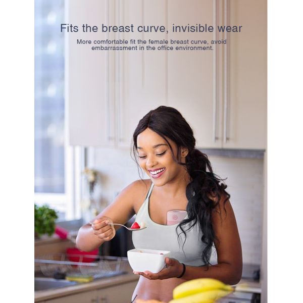 Electric Wearable Breast Pump Set On The Go Hands Free Pump With Suction Function