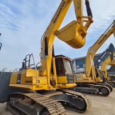 Used PC200 Crawler Excavator Second Hand 20ton Digger for Sale Backhoe Ready