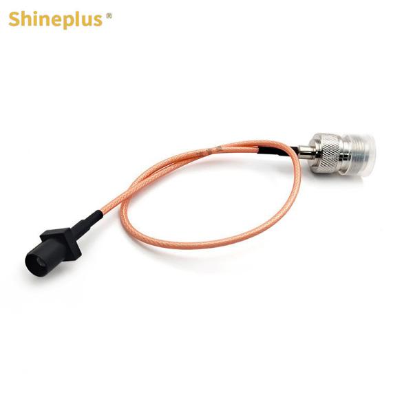 RG316 Conector RF revestido de prata FAKRA Homem a N Tipo Fêmea HD Câmera de vídeo