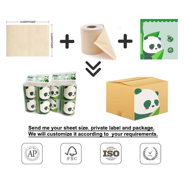 Recyclable Eco-friendly Bamboo Reusable Soft and Strong Kitchen Paper Towels